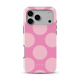 Big Polka Dots, Rose bubble-gum - Tough Coque MagSafe pour iPhone