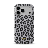 Luxe Leopard Argent - Tough MagSafe Coque iPhone