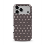 VYIR Signature Flowers, Taupe - Tough Coque de téléphone