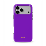 VYIR Signature Solid Colors, Violet - Tough MagSafe Coque iPhone