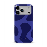 Swirl Lines, Bleu marine - Tough Coque MagSafe pour iPhone