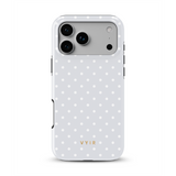 Tiny Polka Dots, Blanc perle - Tough Coque MagSafe iPhone