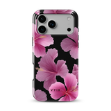 Violet Night Hibiscus - Tough Coque MagSafe pour iPhone