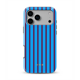 Vertical Stripes, Bleu Track - Tough Coque MagSafe iPhone