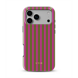 Vertical Stripes, Vert olive urbain - Tough Coque MagSafe iPhone