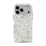 White Blossom Drift - Tough Coque de téléphone