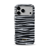 Zebra Gleam Silver - Tough Coque MagSafe pour iPhone