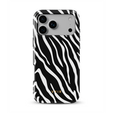 Zebra Luxe, Noir et blanc - Tough Coque de téléphone