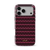 ZigZag, framboise - Coque iPhone MagSafe Tough