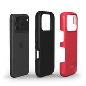 VYIR Signature Solid Colors, Red - Shockproof Phone Case - VYIR