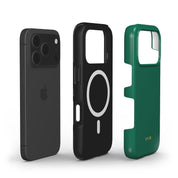 VYIR Signature Solid Colors, Emerald Green - Shockproof MagSafe iPhone Case - VYIR
