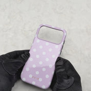 Classic Polka Dots, Pastel Pink - Tough Coque de téléphone